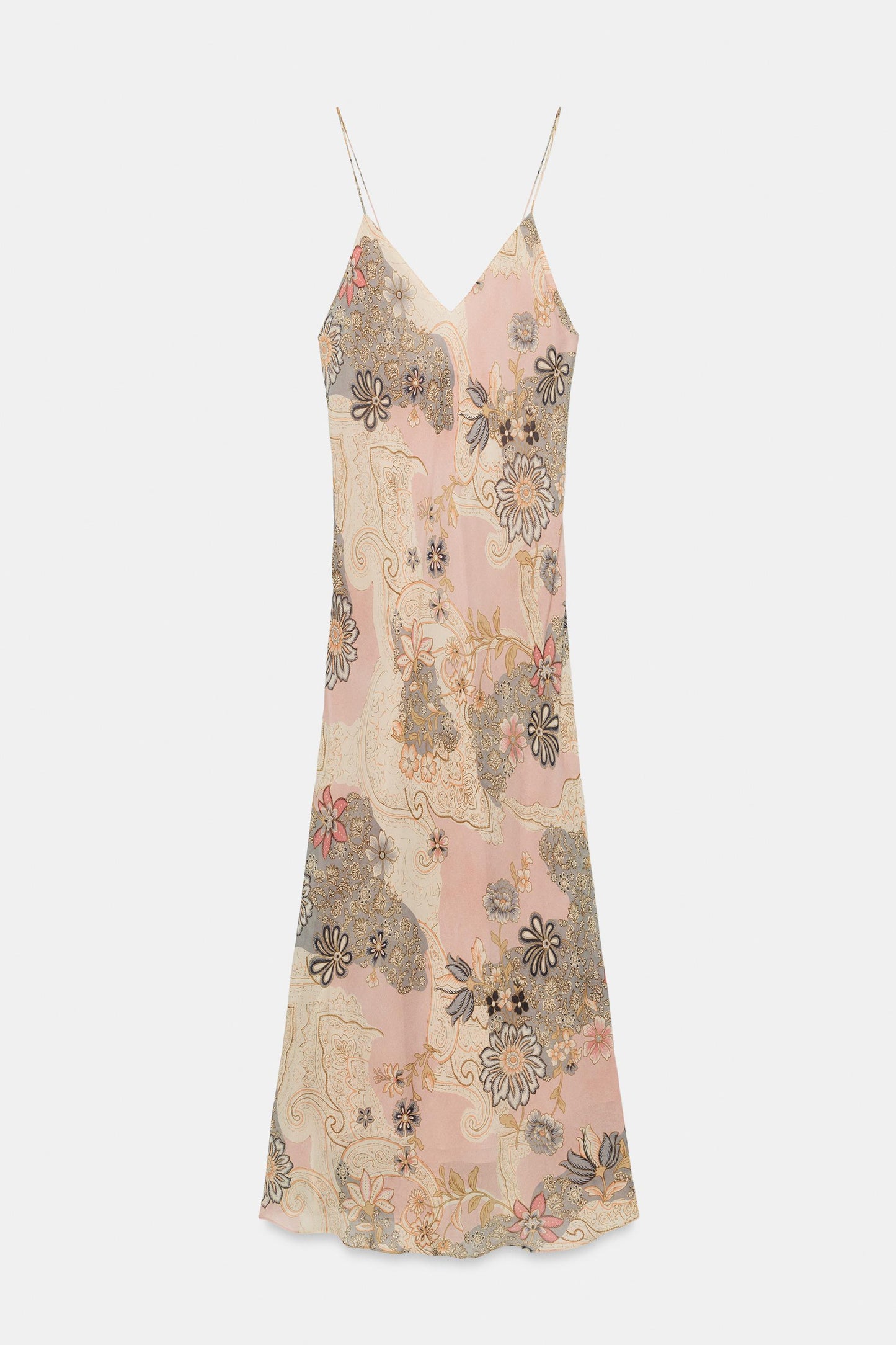Zara Printed Slip Dress