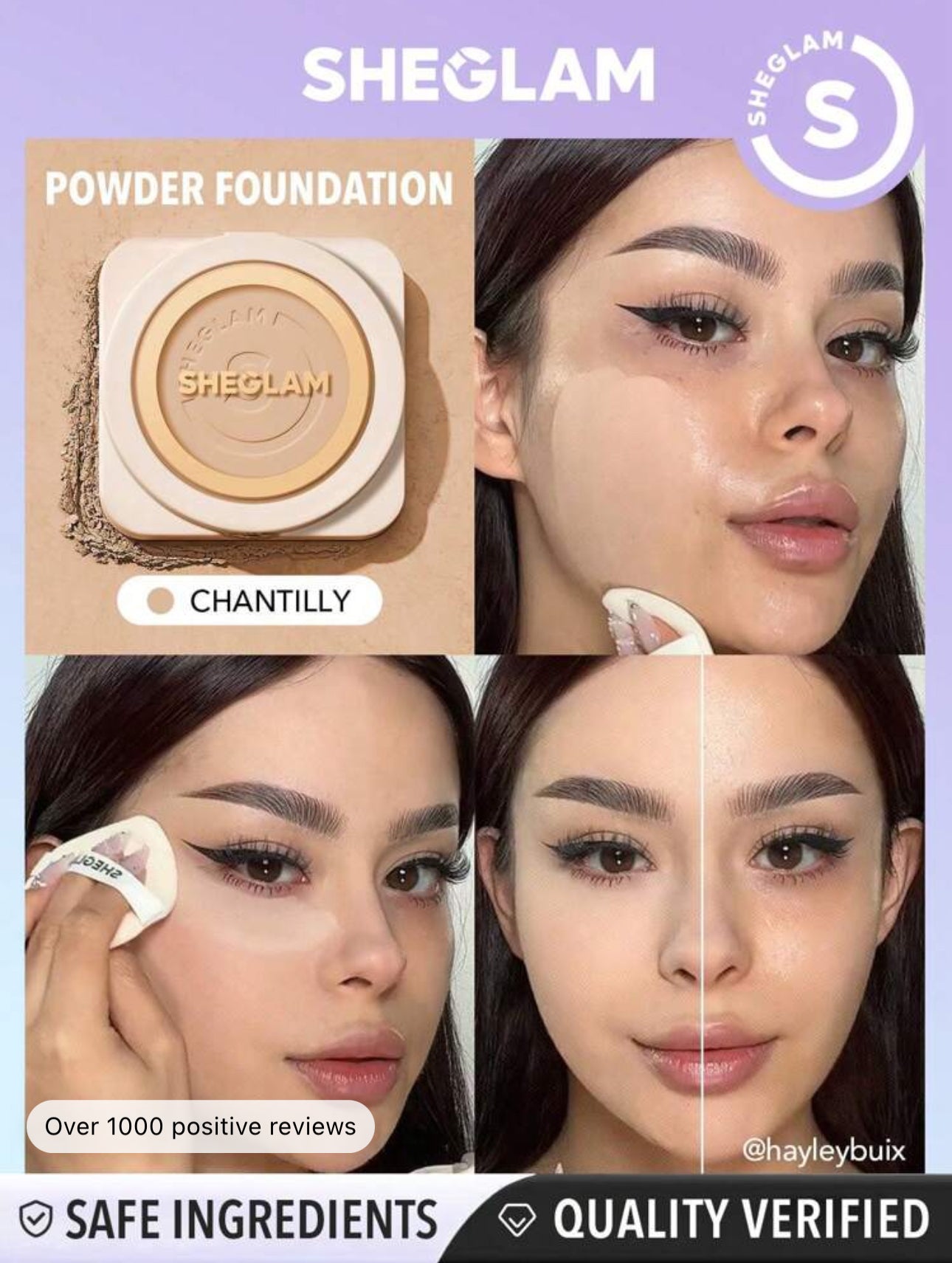 SHEGLAM Skin-Focus High Coverage Powder Foundation