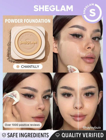 SHEGLAM Skin-Focus High Coverage Powder Foundation
