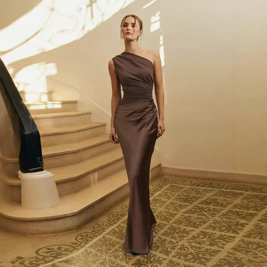 Zara Taupe Brown Dress