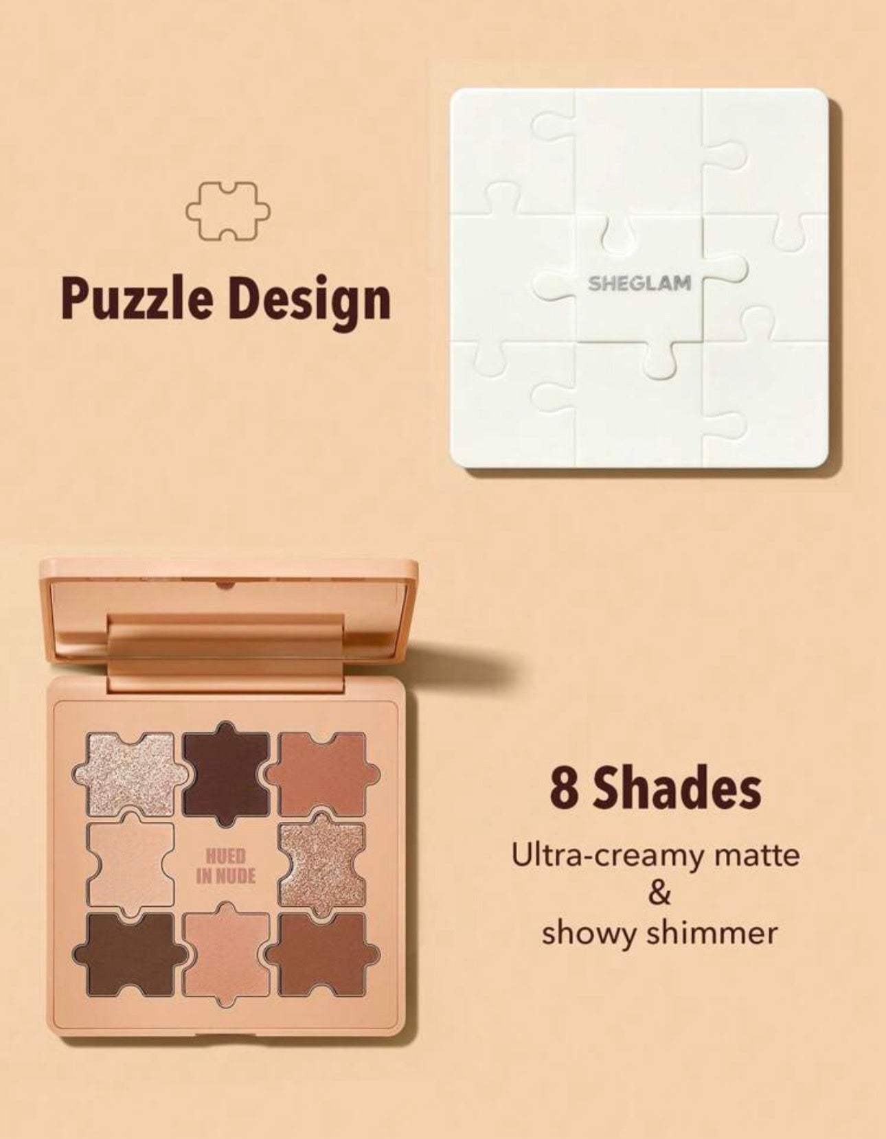 Sheglam jazy jigsaw Eye Shadow Pallete