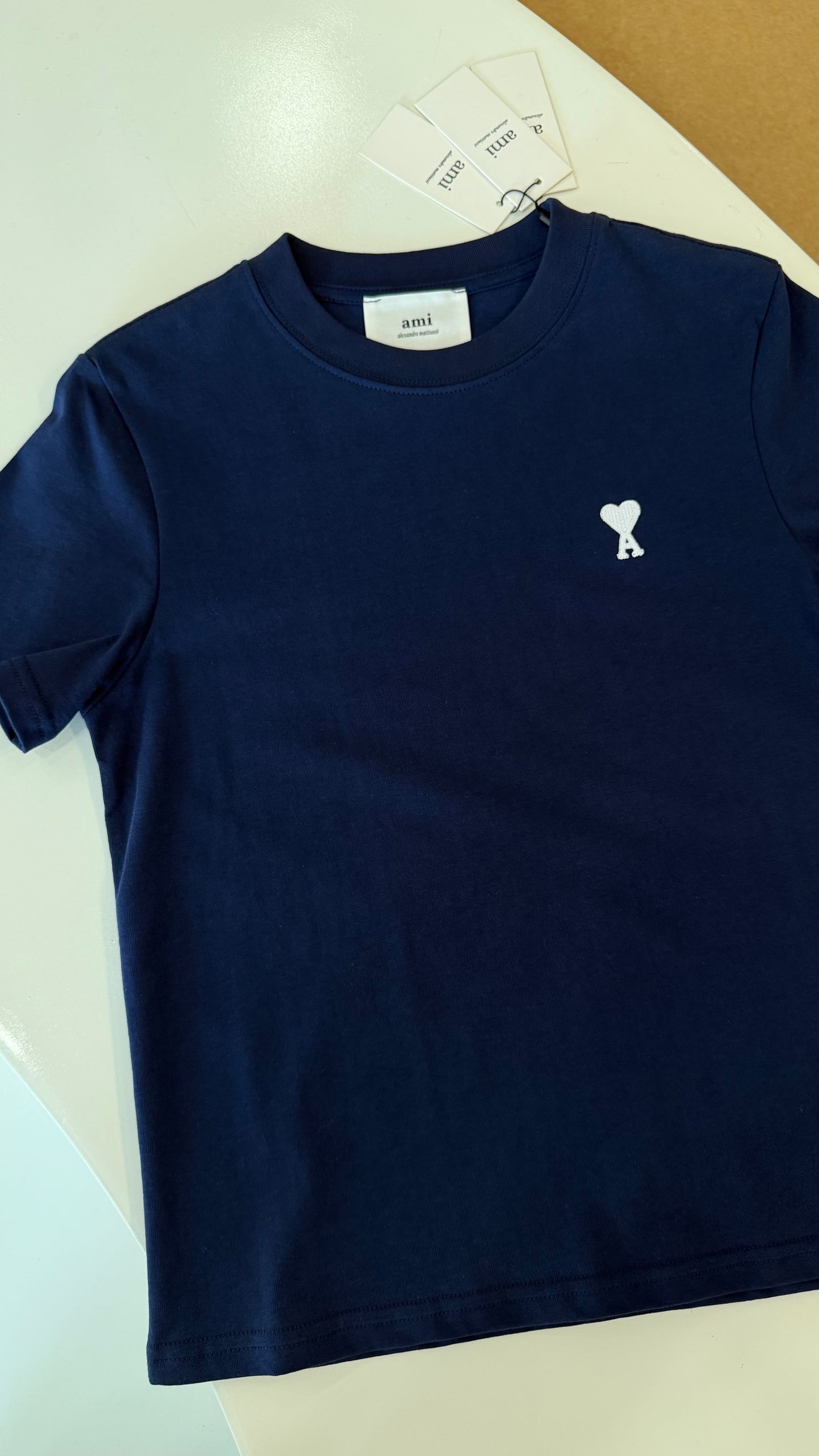Ami Paris De Coeur t shirt-Blue