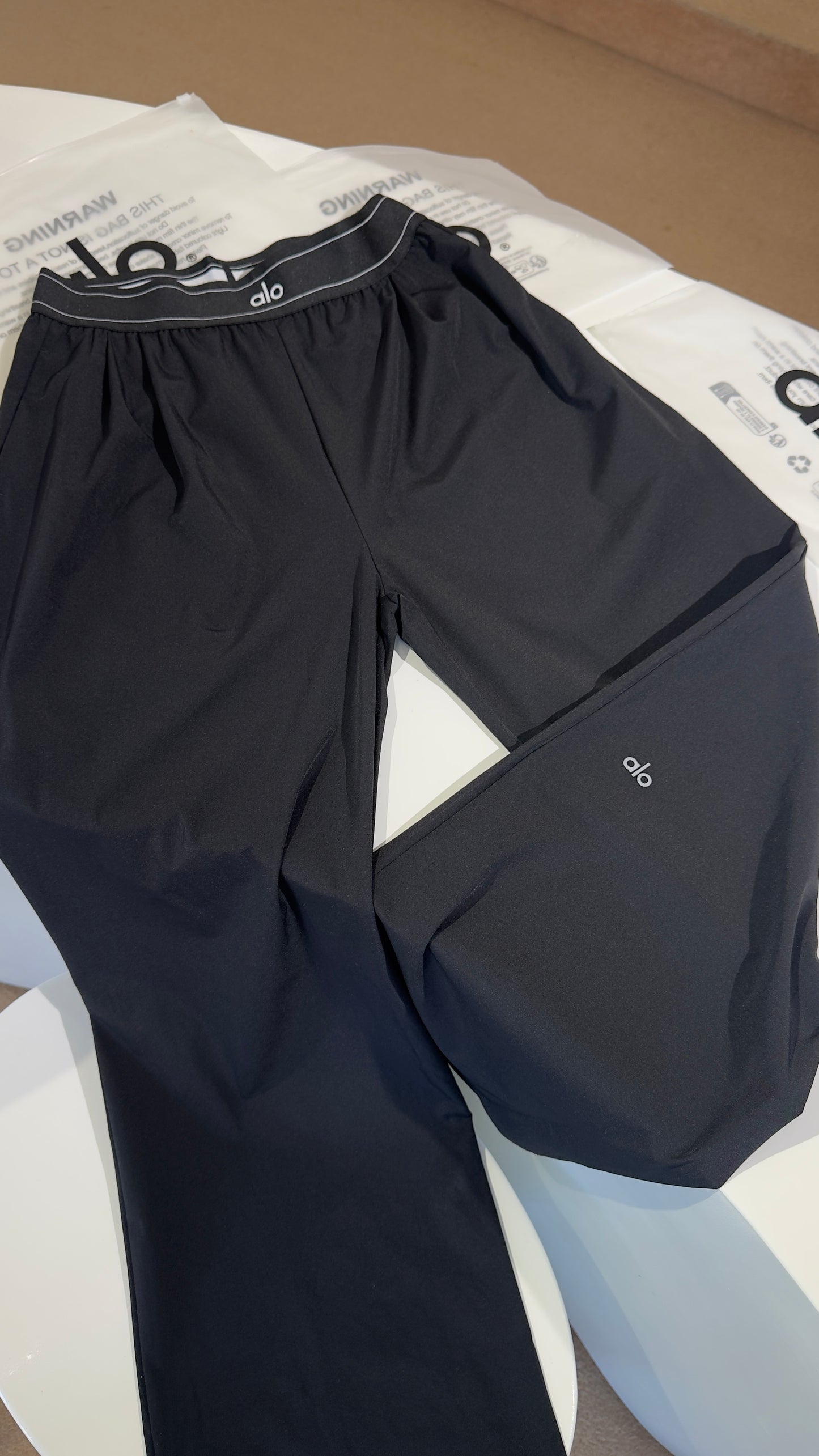 ALO Suit Up Trouser Long-Black