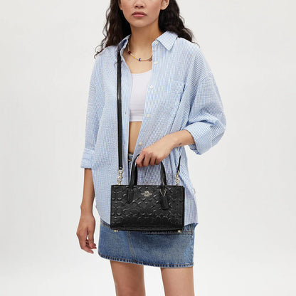 Coach Nina Tote in Signature Patent Leather