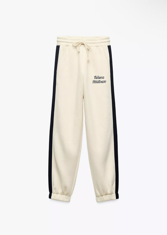 ZARA Jogging Trouser With Slogan
