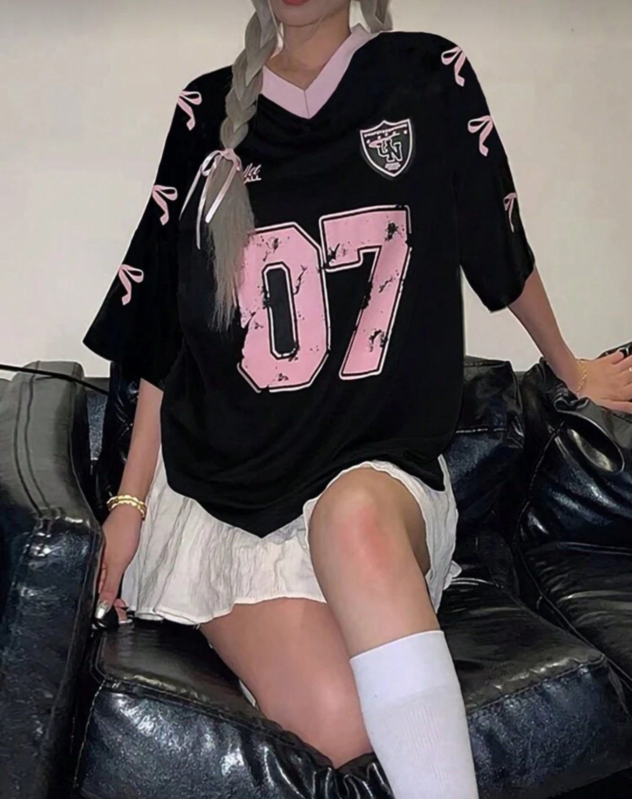 SHIEN American Sports Casual T-shirt