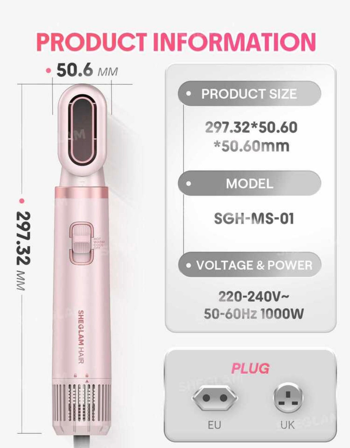 Sheglam Hair Blowout Bliss All In one Multistyler Set