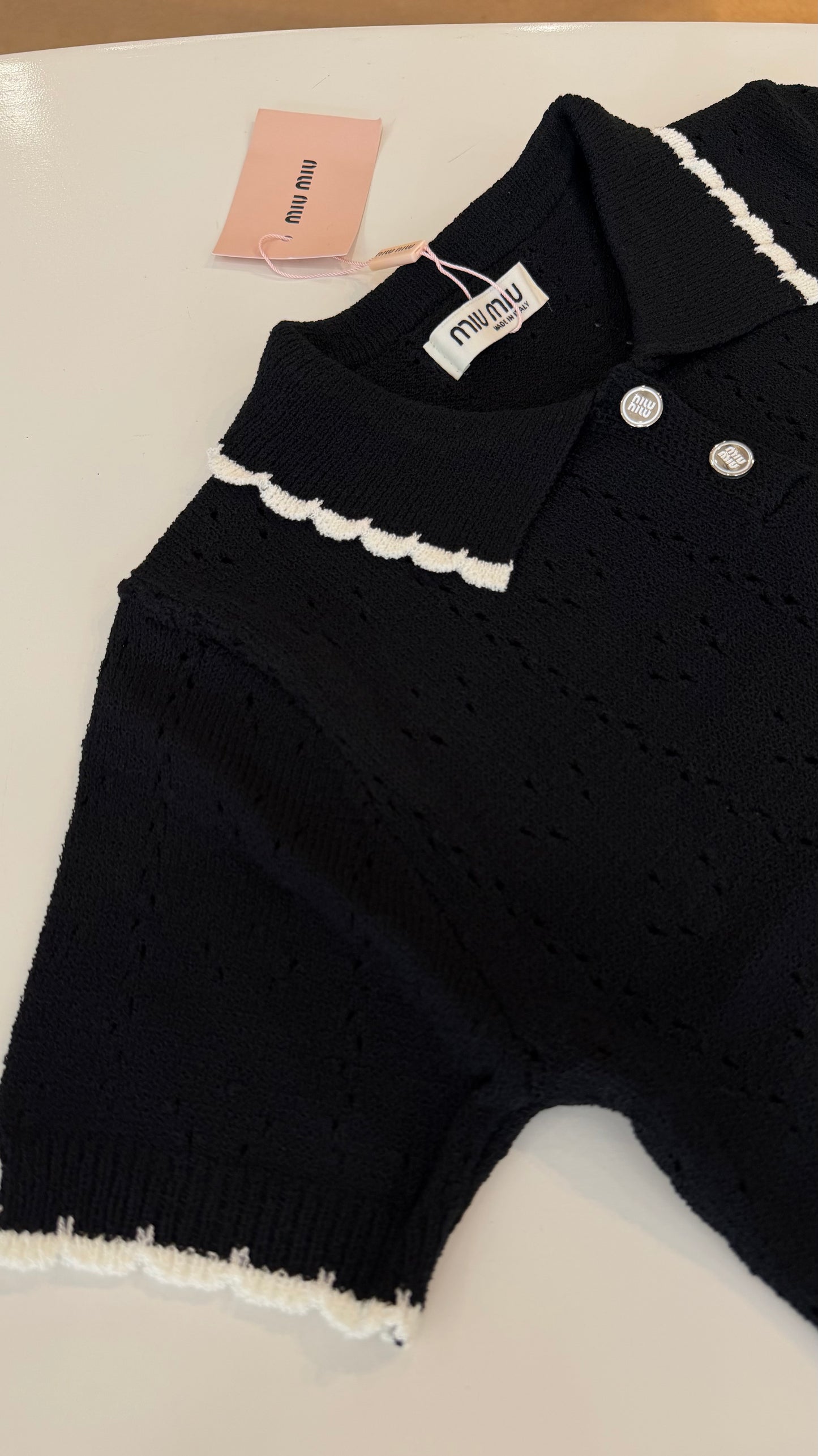 Miu Miu Knit Polo-Dupe