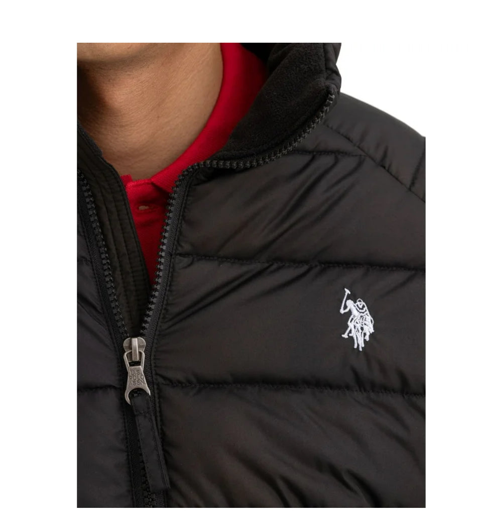 U.S POLO ASSN Men Small Channel Quilted Jacket