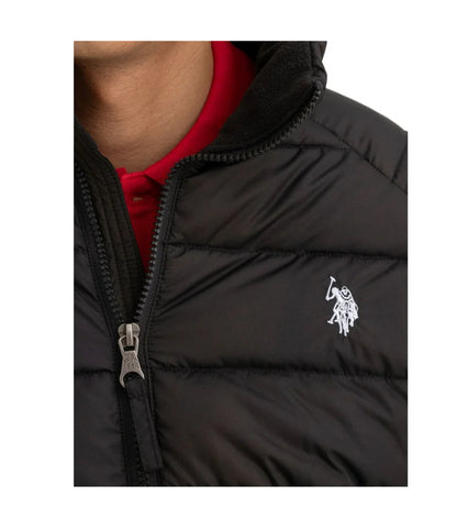 U.S POLO ASSN Men Small Channel Quilted Jacket