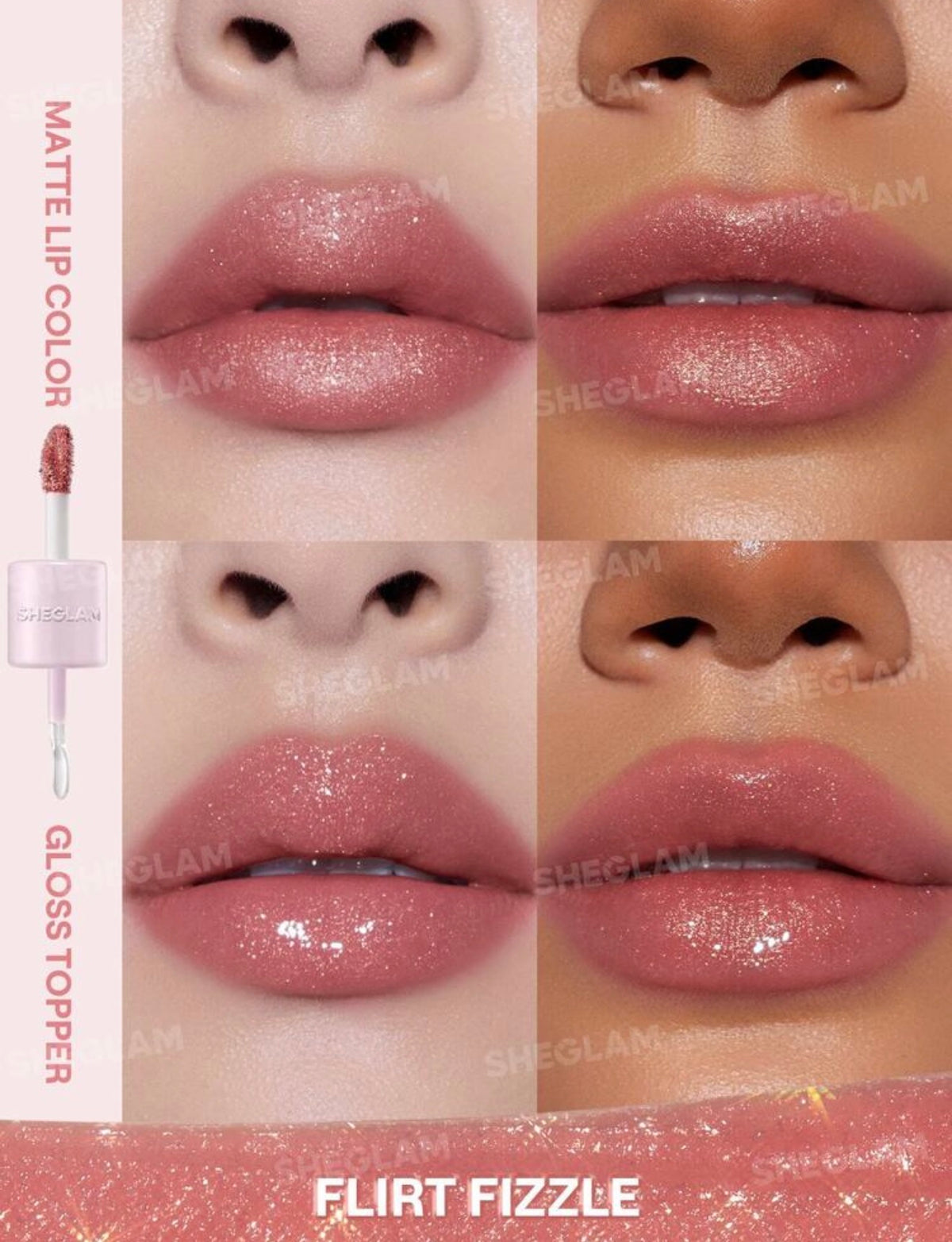 Sheglam Mood Switch Matte Gloss Lip Duo