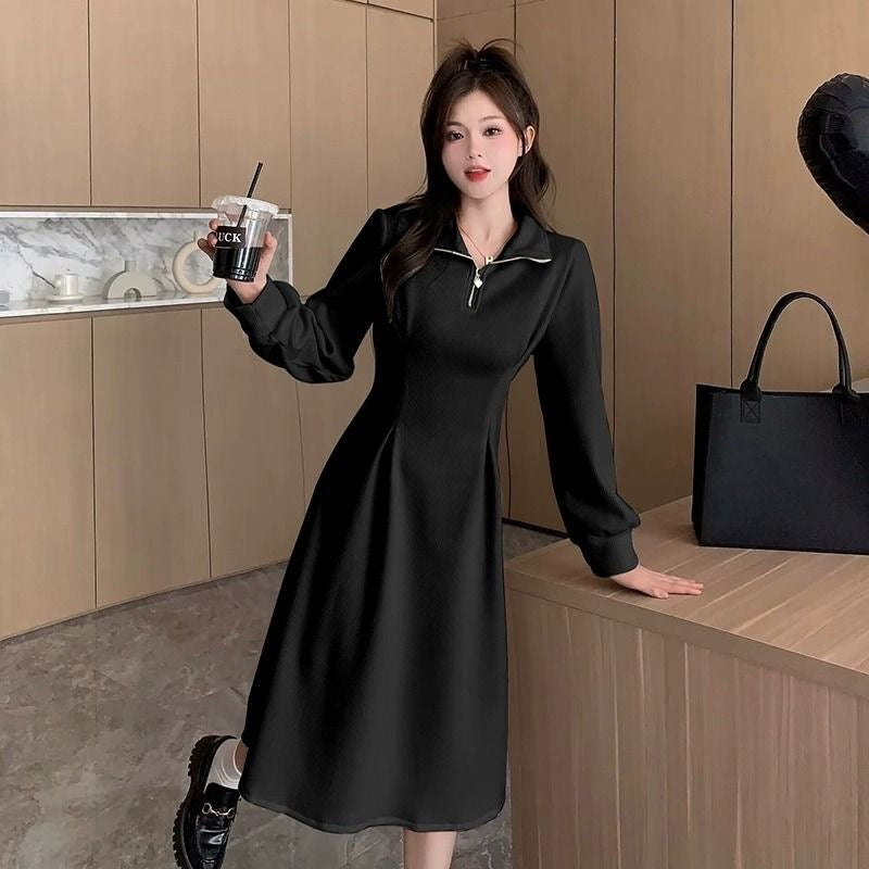 SHEIN Korean Style Jumpsuit Dress with Fleece Lining