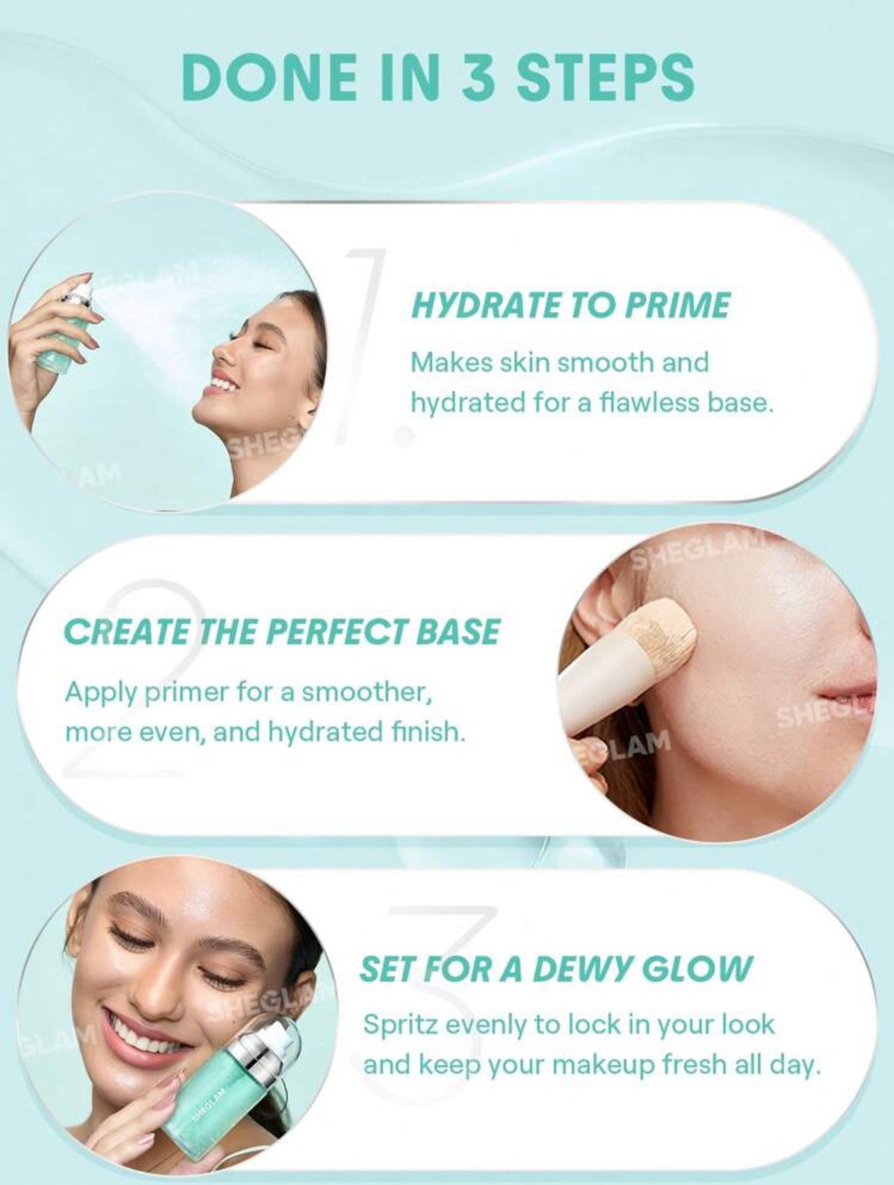 Sheglam Good Grip Hydraing Prime & Set Spray