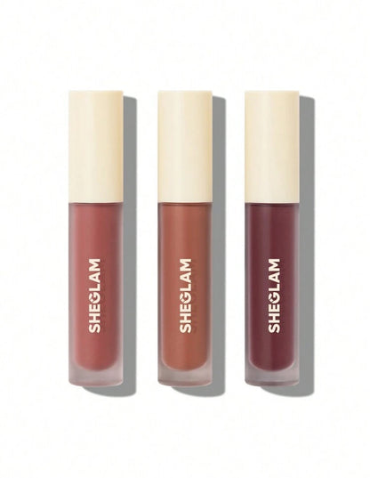 SHEGLAM Matte Allure Mini Liquid Lipstick set 3pcs