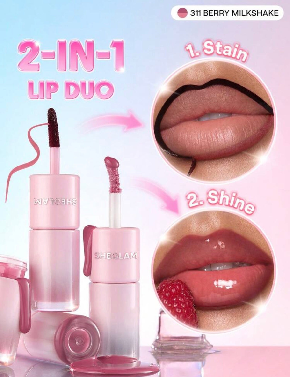 Sheglam line To Shine Peel Off Lip Satin