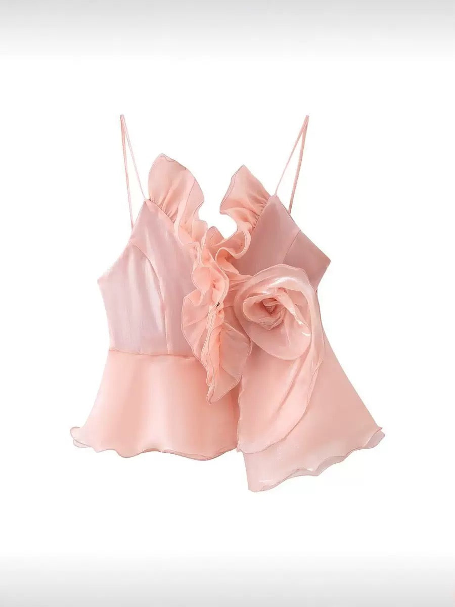 Zara 3D Flower Top