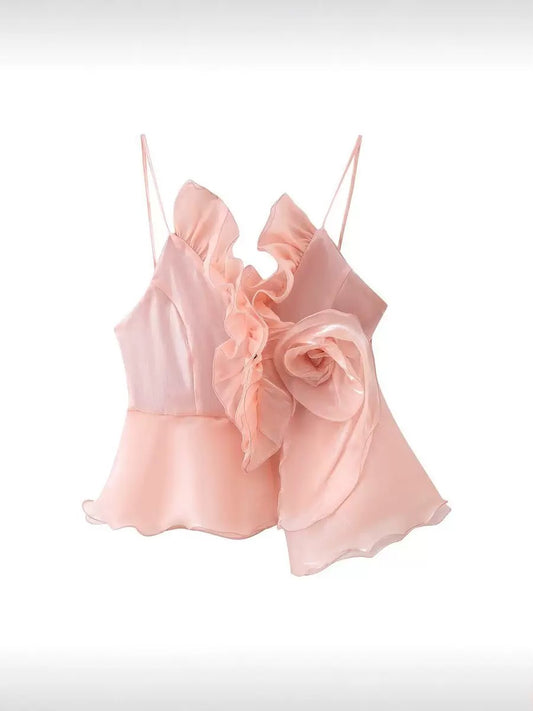 Zara 3D Flower Top