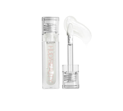 Huda Beauty Faux Filler Extra Shine Lip Gloss (Glassy-Clear)