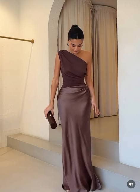 Zara Taupe Brown Dress