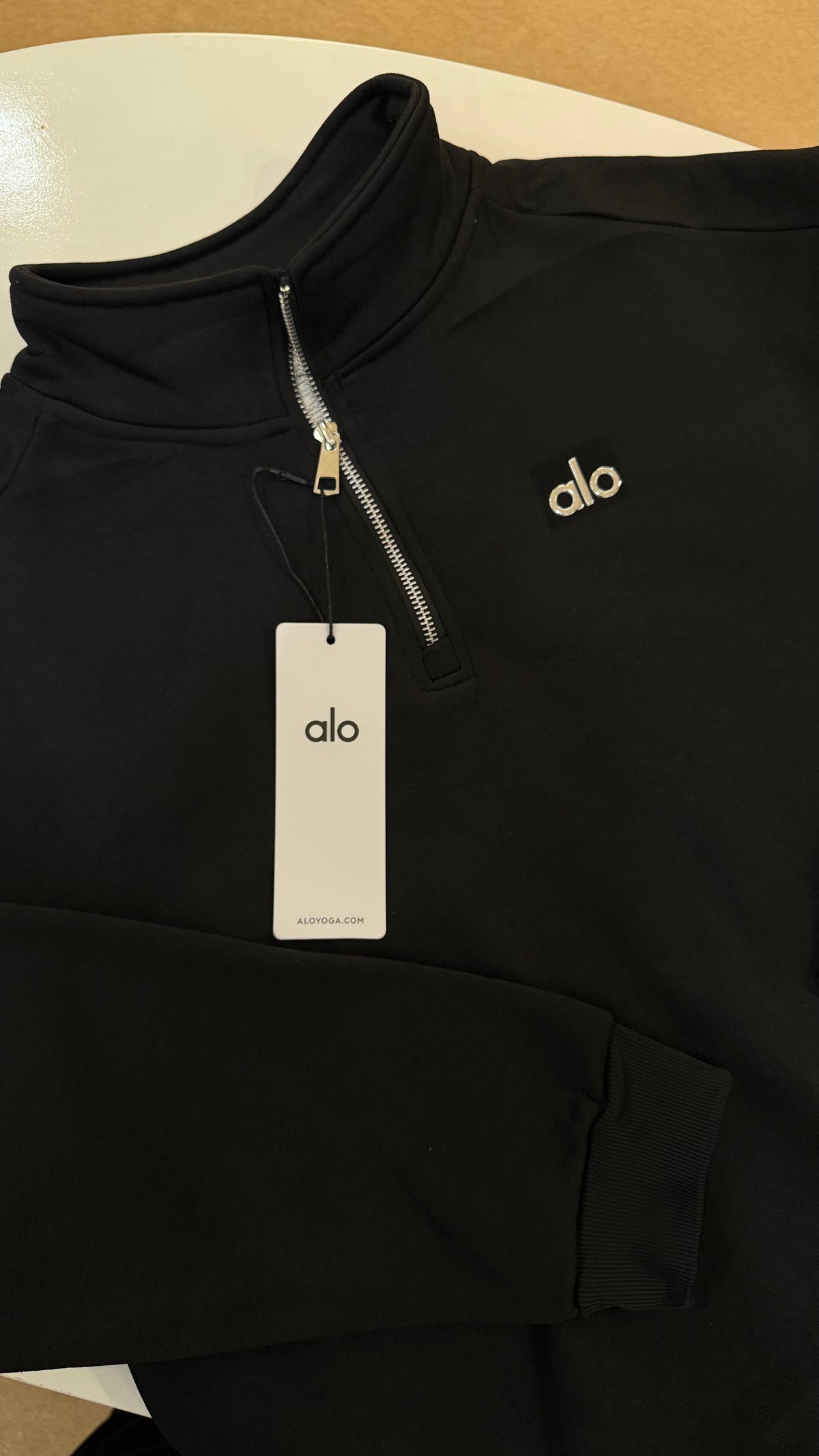 Alo Zipper 1/4 Set- Black