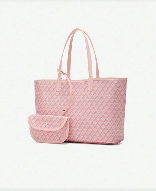 Shein New Simple Tote Bag Pink