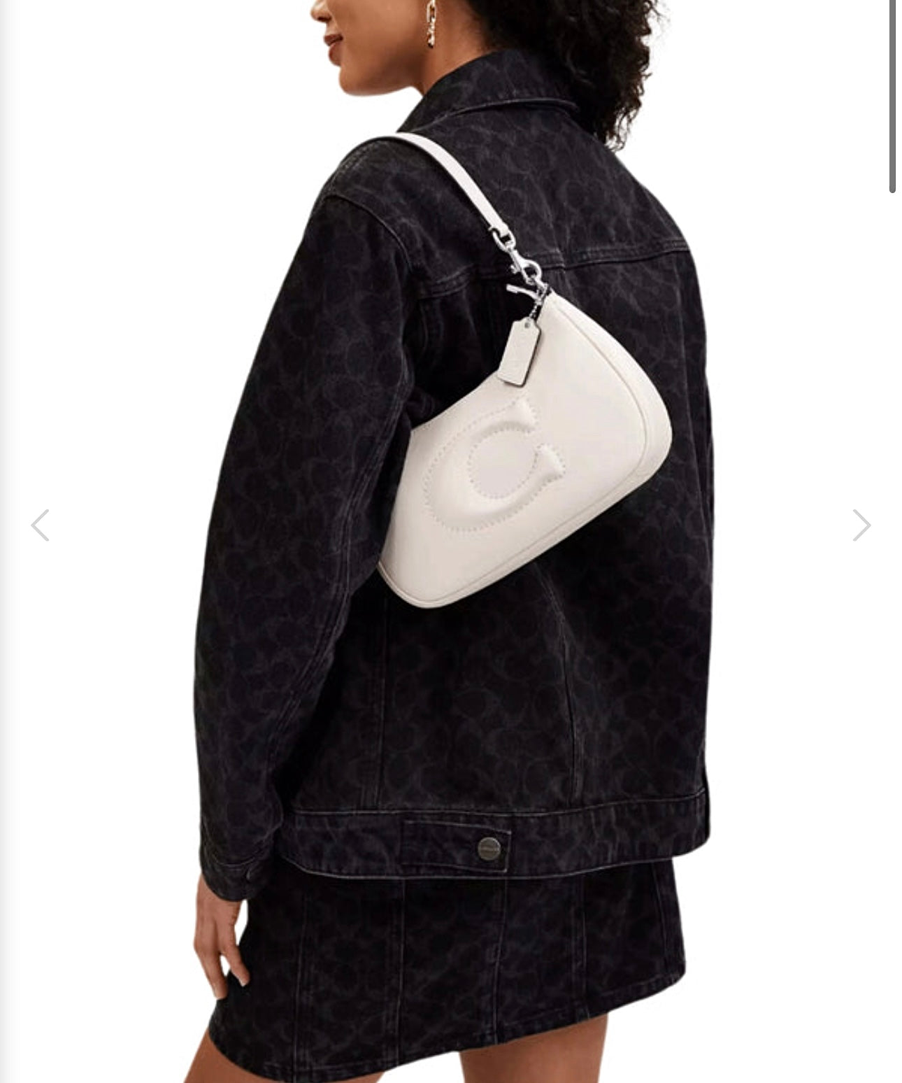 Coach Teri White Shoulder Bag