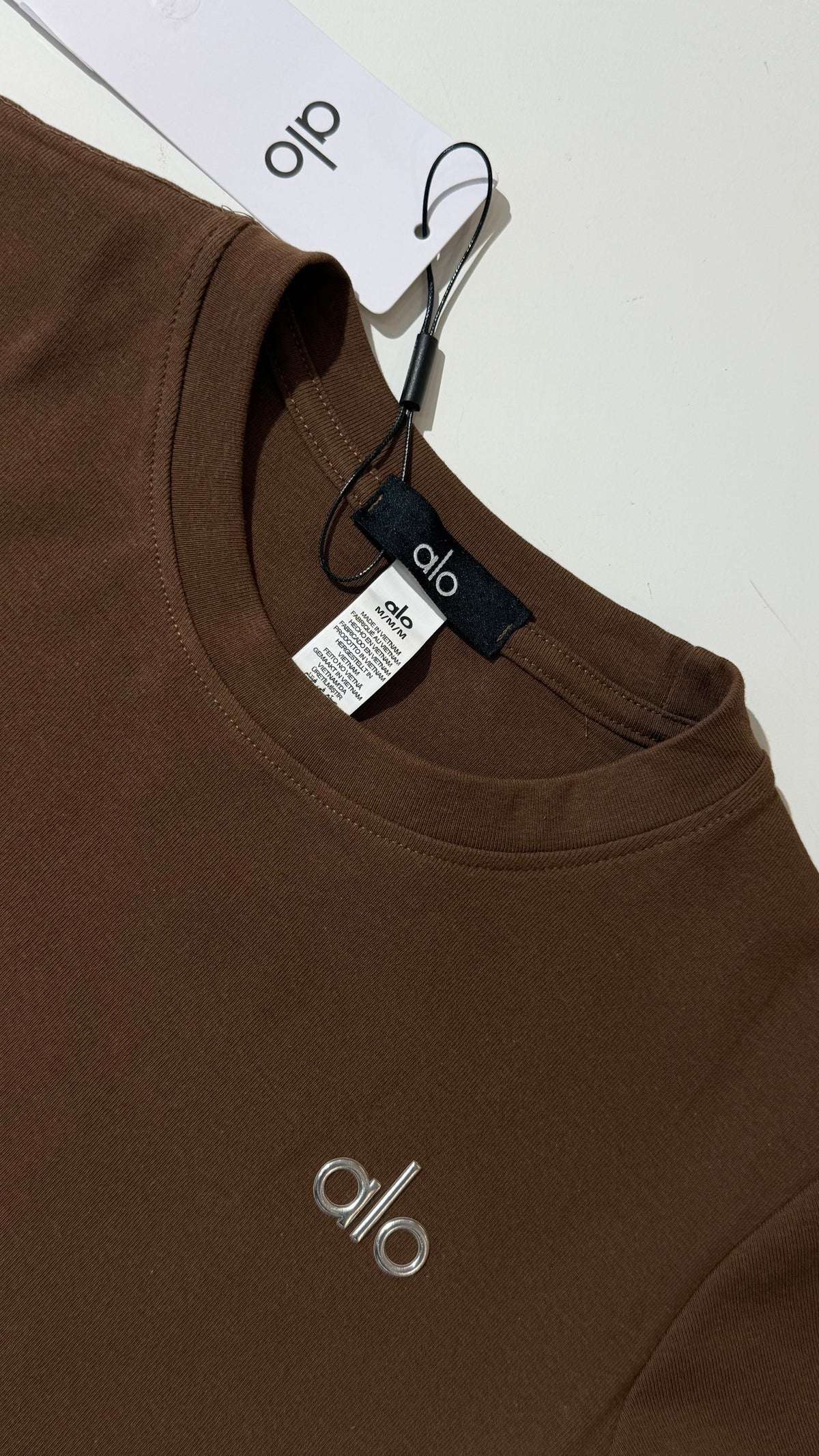 ALO Regular Fit Tshirt-Brown (Dupe)