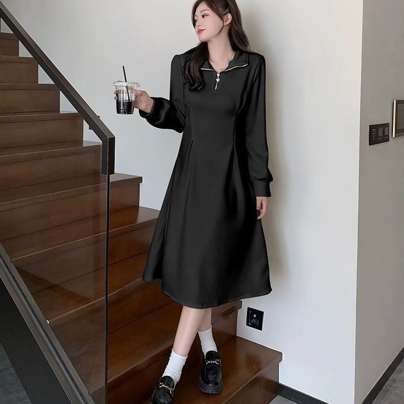 SHEIN Korean Style Jumpsuit Dress with Fleece Lining