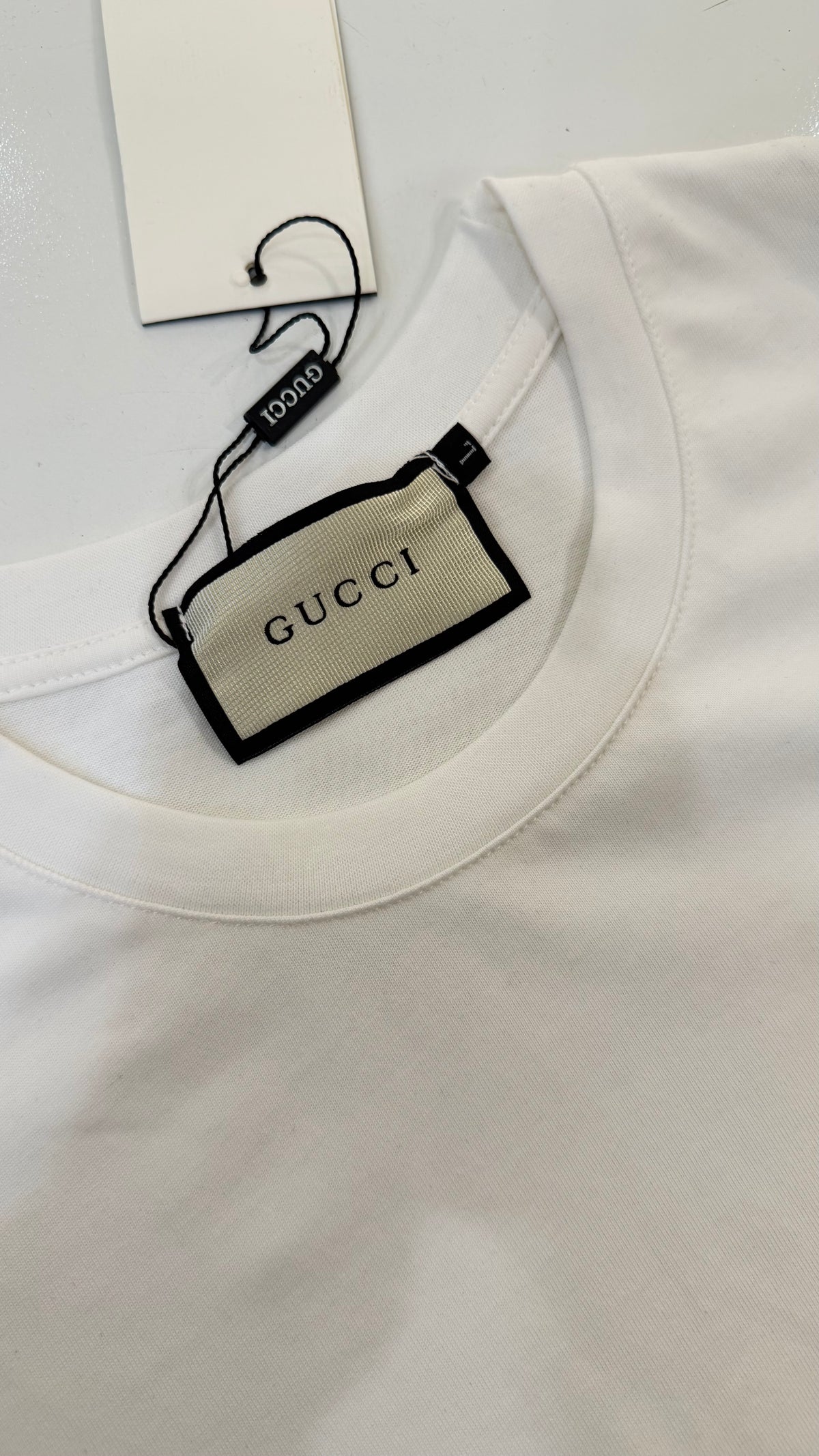 Gucci Embellished GG White Tshirt
