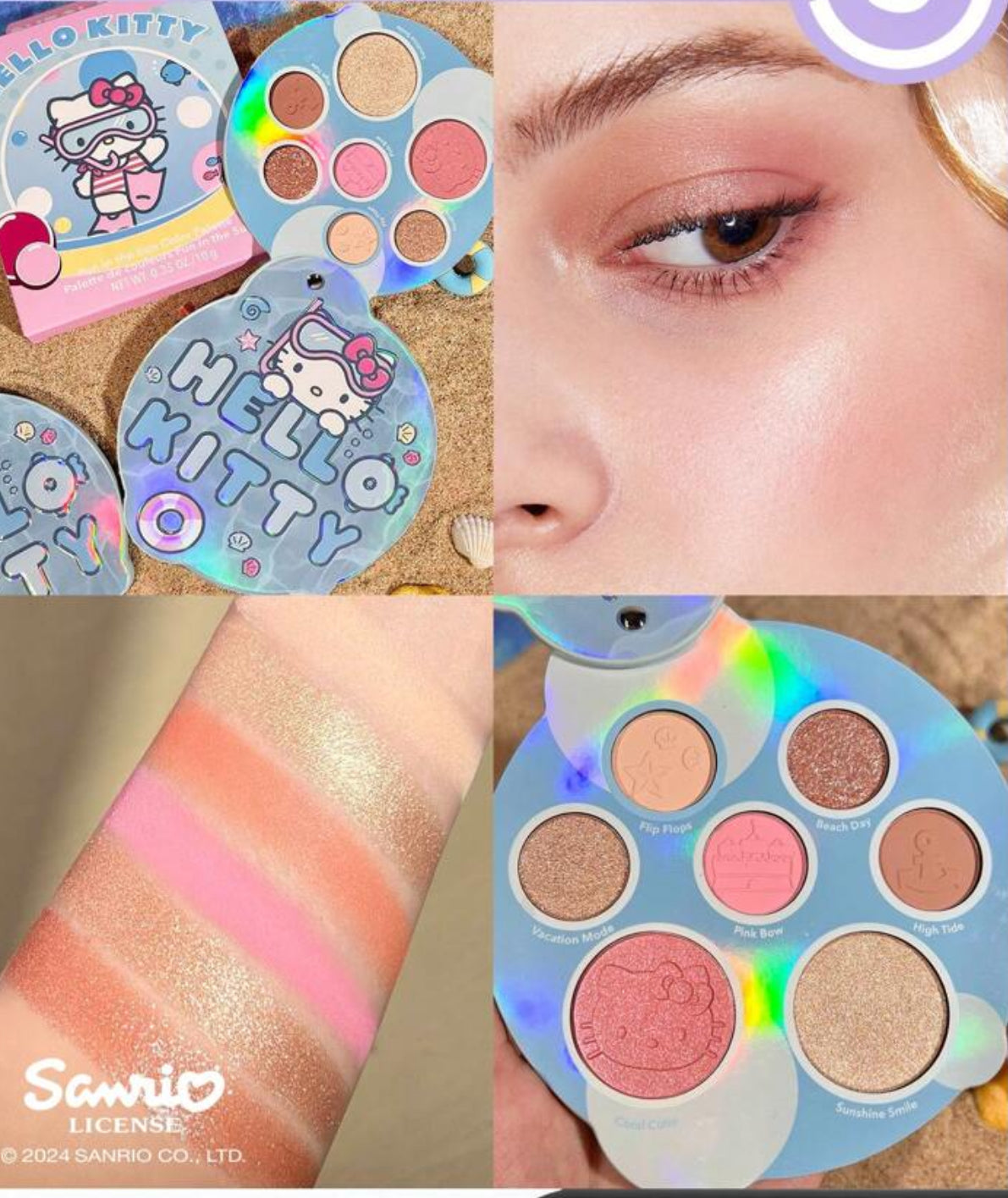SHEGLAM HELLO KITTY Color Palette
