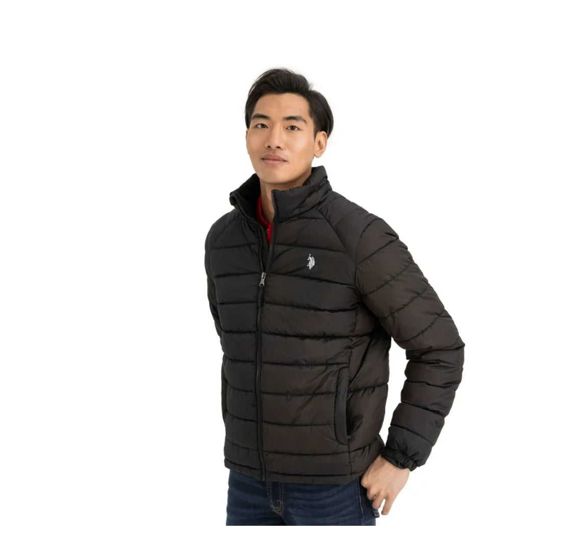 U.S POLO ASSN Men Small Channel Quilted Jacket