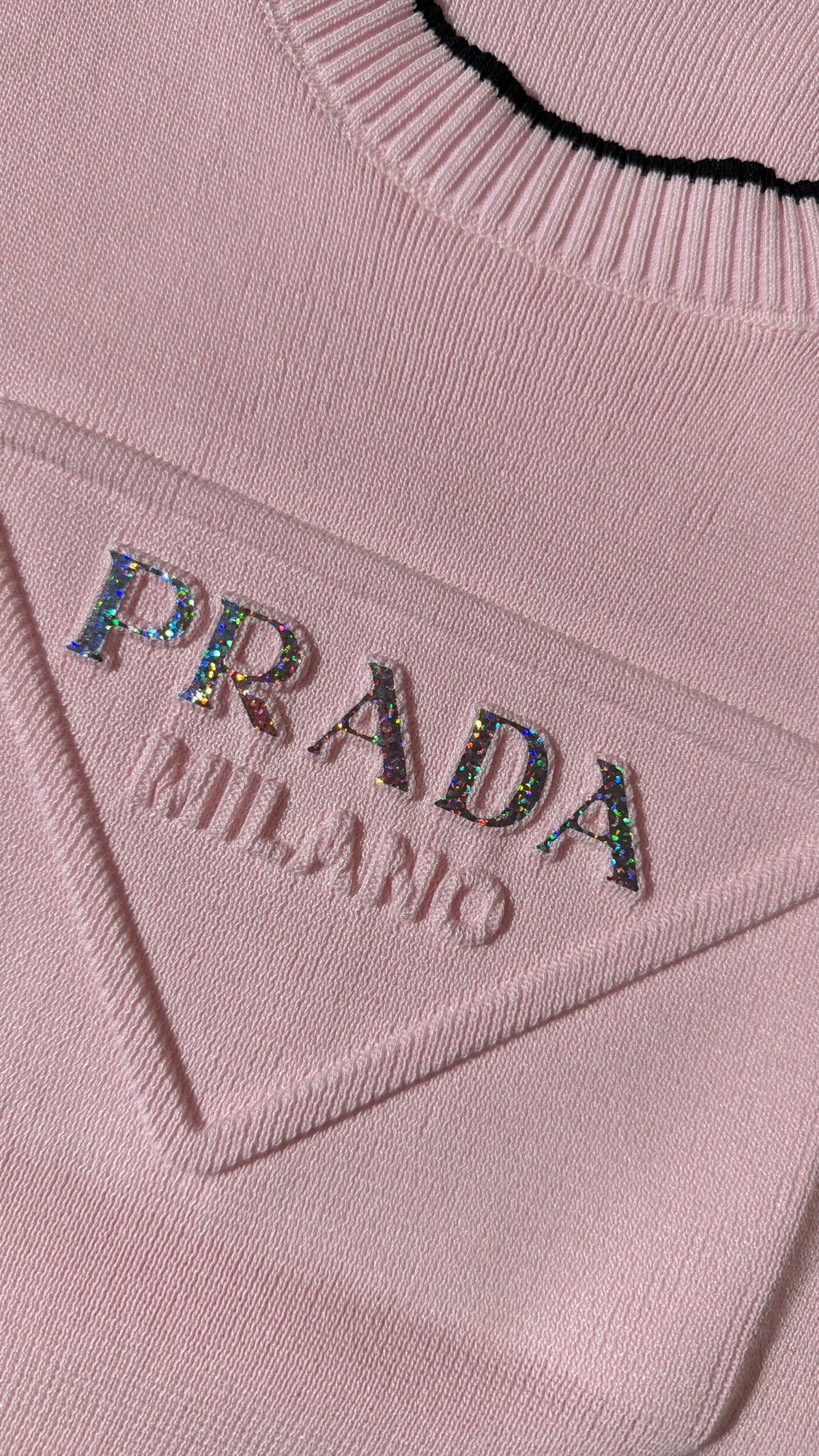 Prada Pastel Pink Crewneck (Dupe)