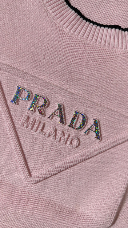 Prada Pastel Pink Crewneck (Dupe)