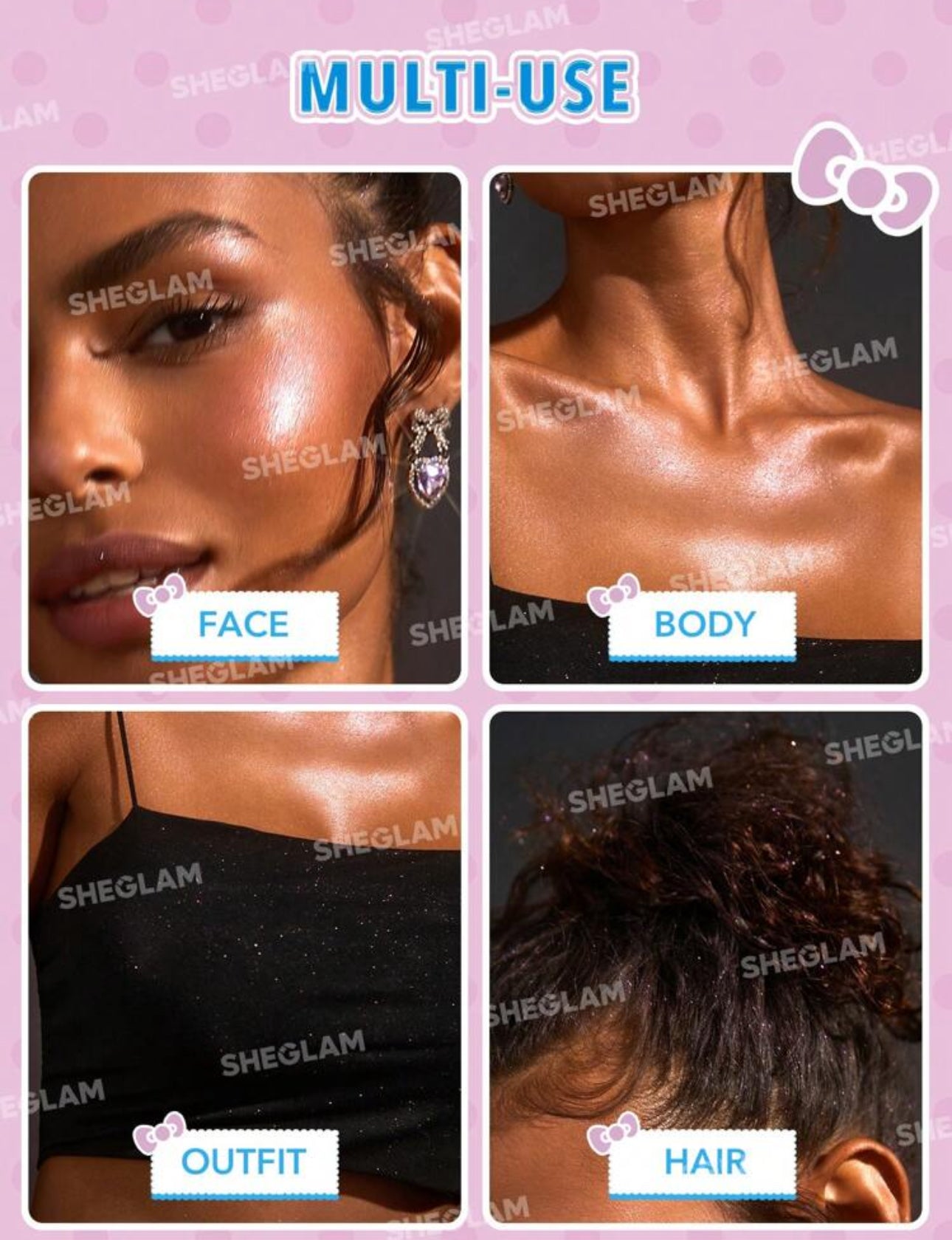 SHEGLAM HELLO KITTY Bow Utiful Highlighting Body Mist