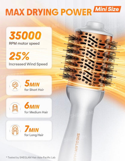 Sheglam Hair Travel Buddy Mini Hot Air Brush Set