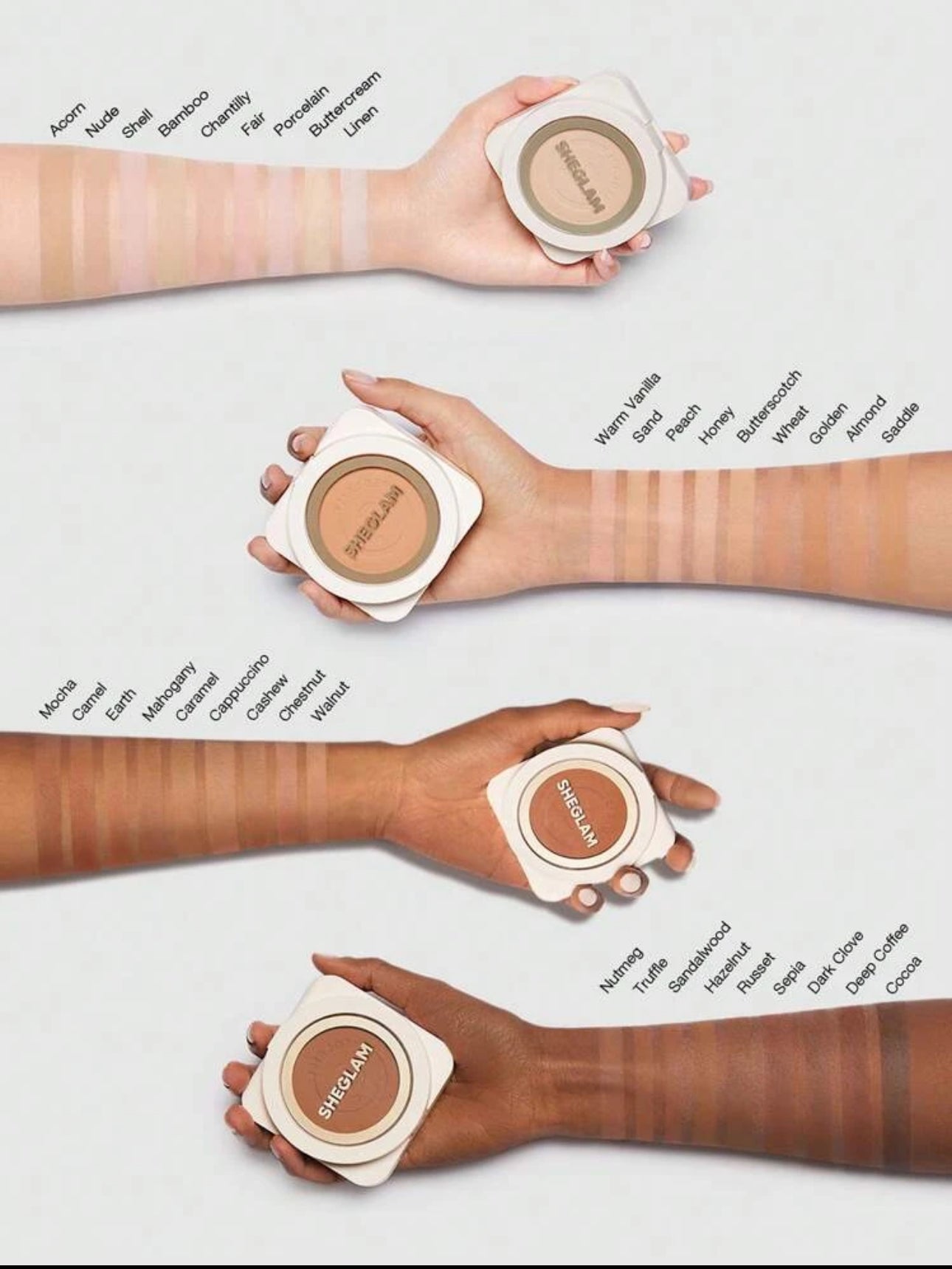 SHEGLAM Skin-Focus High Coverage Powder Foundation