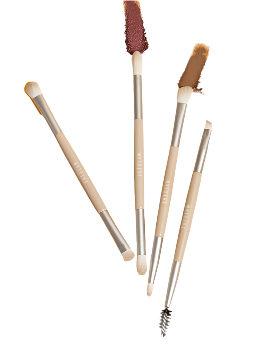 SHEGLAM Glam 101 Eye Essentials Brush Set With Bag Synthetic Porta....