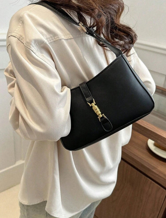 SHEIN minimalist crescent underarm bag trendy shoulder bag