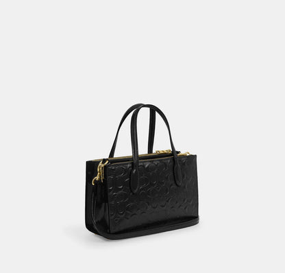 Coach Nina Tote in Signature Patent Leather