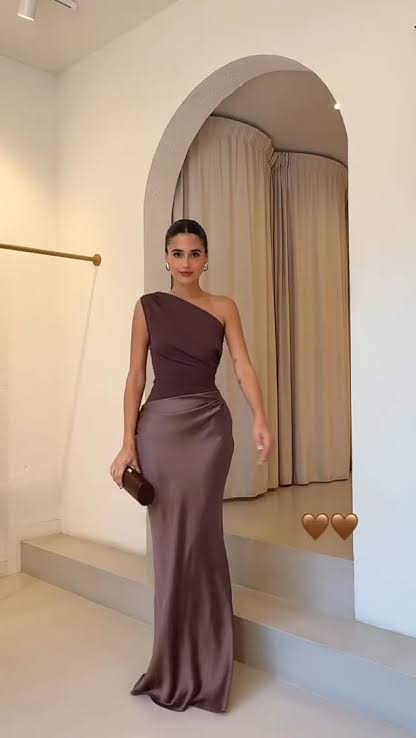Zara Taupe Brown Dress