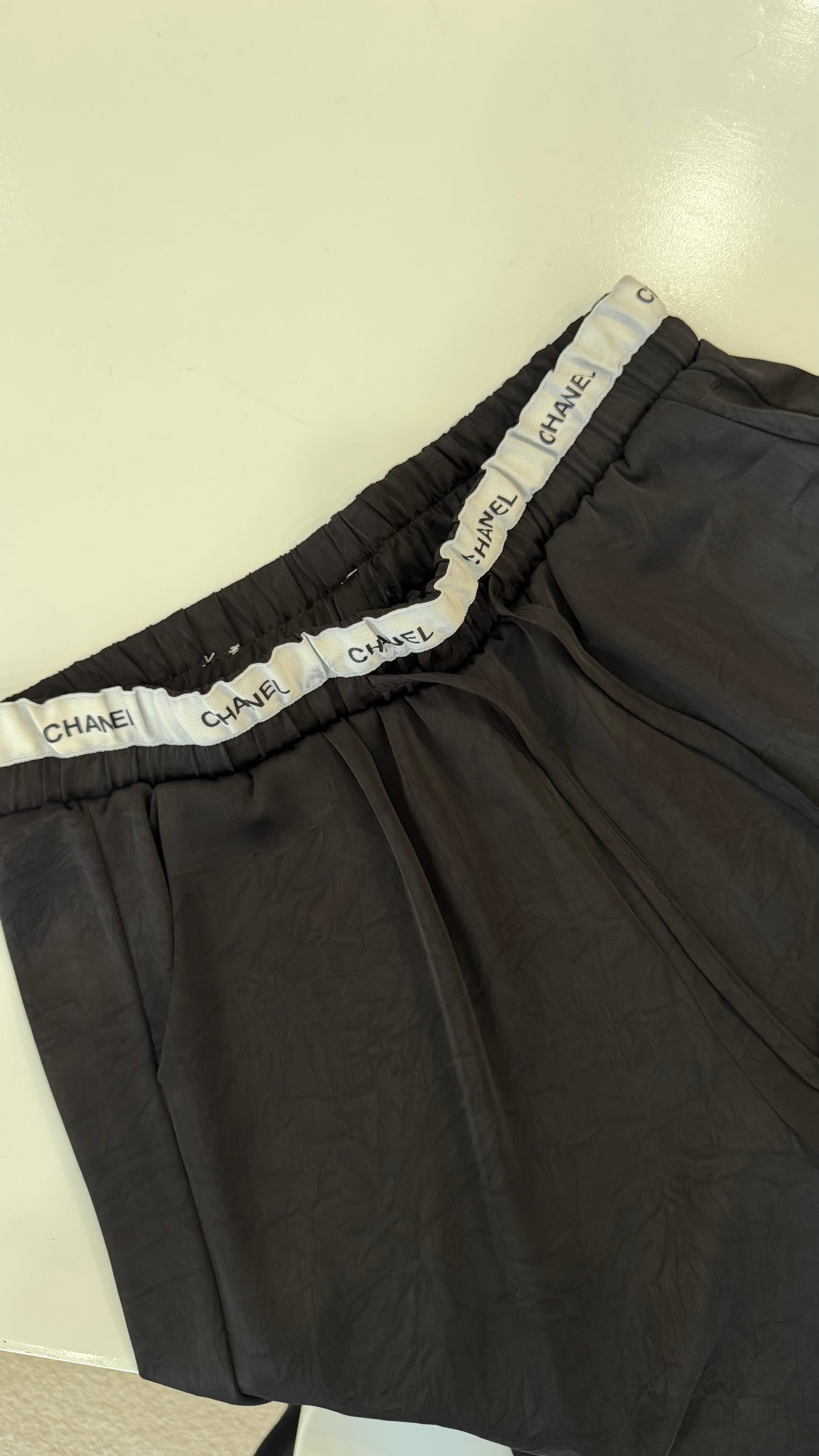 Chan-nel Wide Leg Flowy Trouser-Dupe