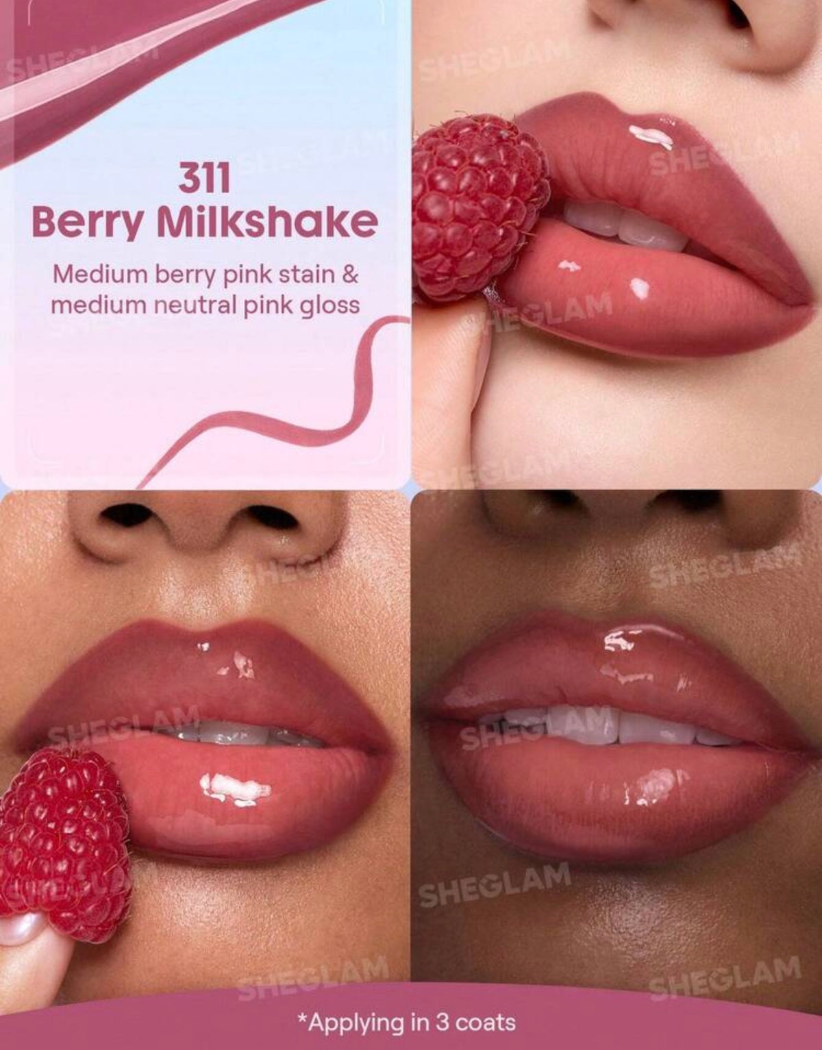 Sheglam line To Shine Peel Off Lip Satin