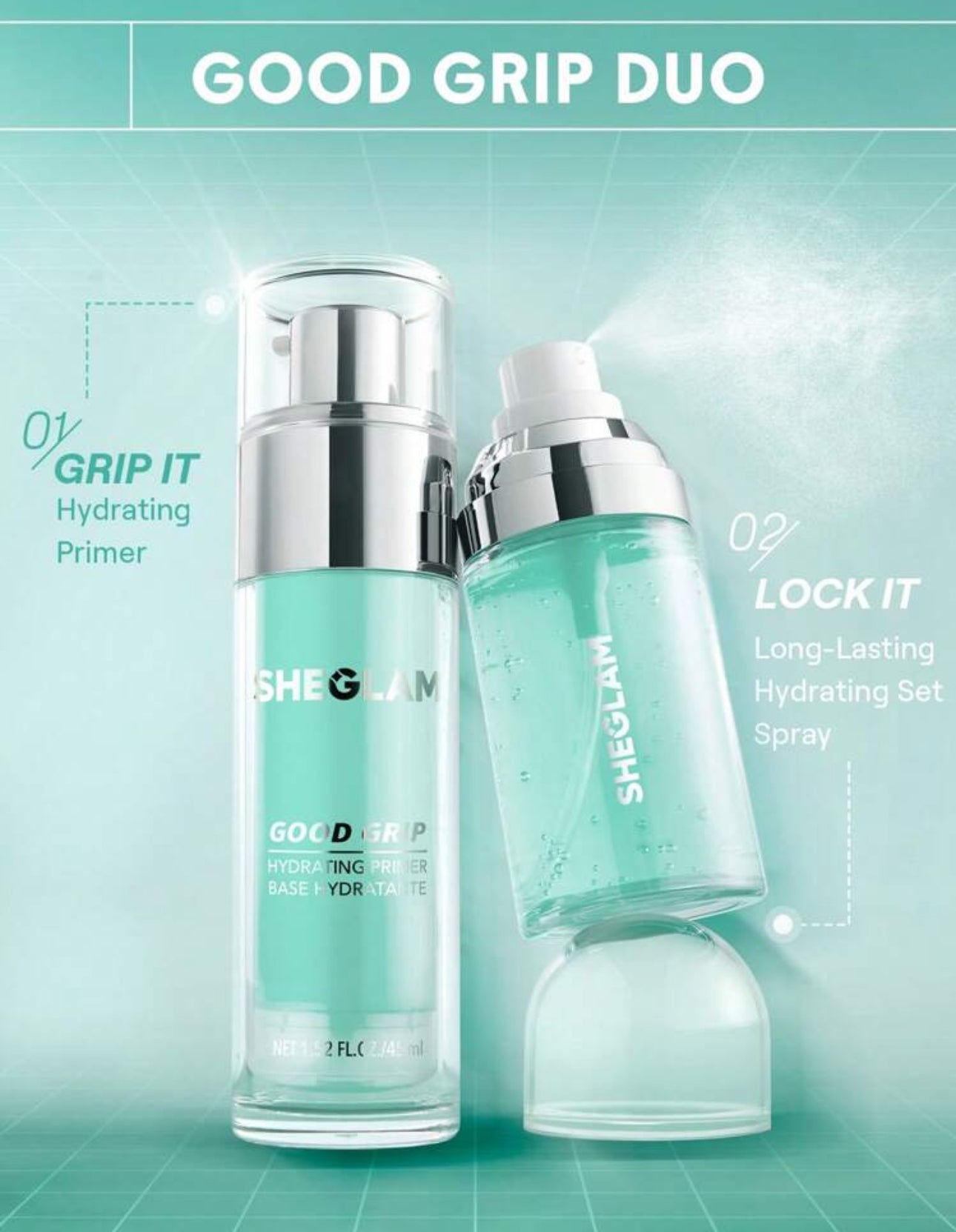 Sheglam Good Grip Hydraing Prime & Set Spray