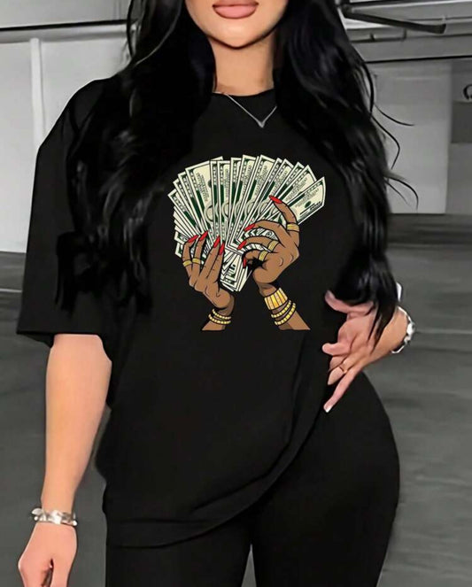 Shein Vavaluxe Women Oversized Drop Shoulder T shirt