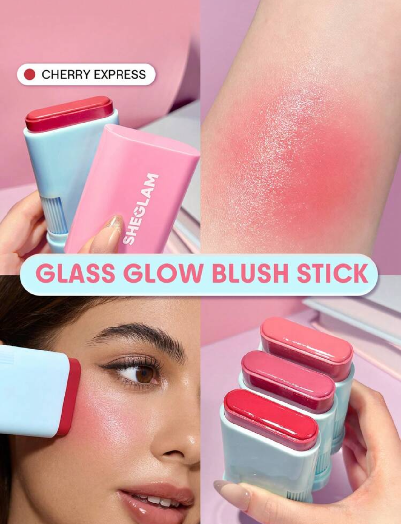 Sheglam Glass Glow Blush Stick