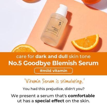Numbuzin No.5 Good by Blemish Serum {50 ml}