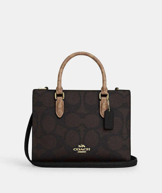 Coach Maggie Small Tote in Signature Canvas