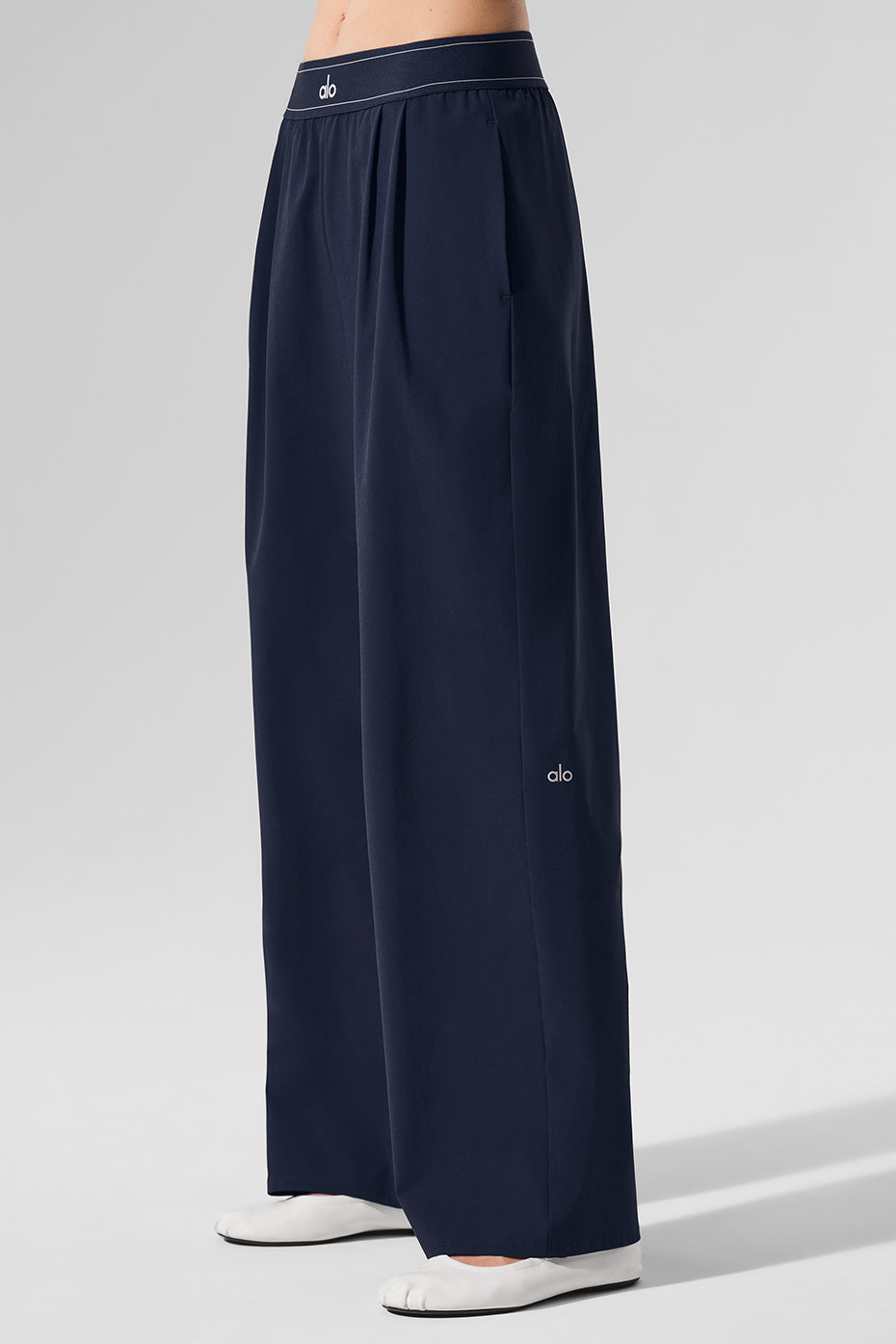 ALO Suit Up Trouser Long-Blue