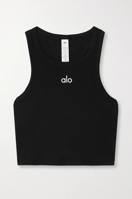 ALO Aspire Tank Top Black