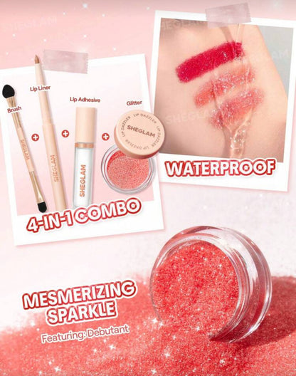 SHEGLAM Lip Dazzler Glitter- Final Act